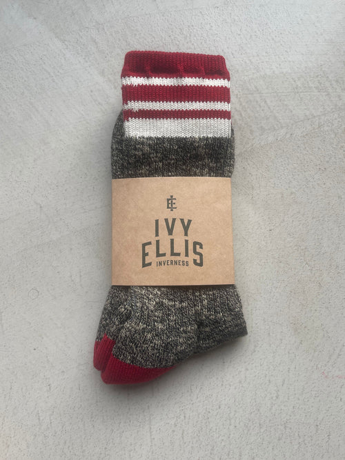 The Strathy | Men's Crew Length Socks in sock wrap
