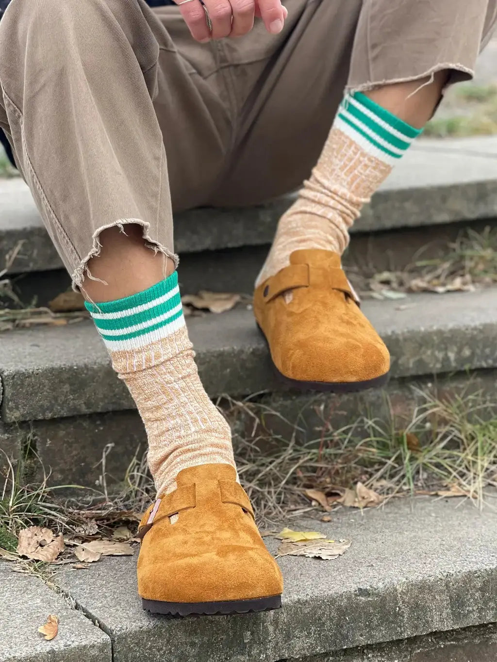 The Gairloch | Men's Slub Crew Length Socks by Ivy Ellis Socks 