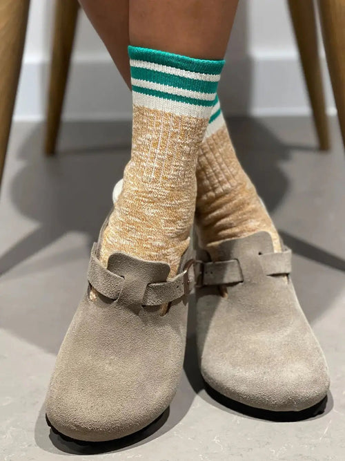 The Gairloch | Women&#39;s Slub Quarter Length Socks by Ivy Ellis Socks