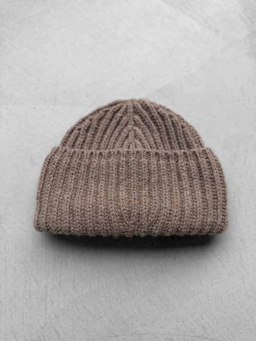 The Cousteau | Beige Unisex Beanie / Watch Cap