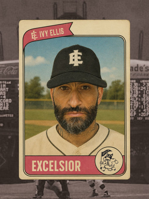The Excelsior in Black | Unisex Baseball Cap