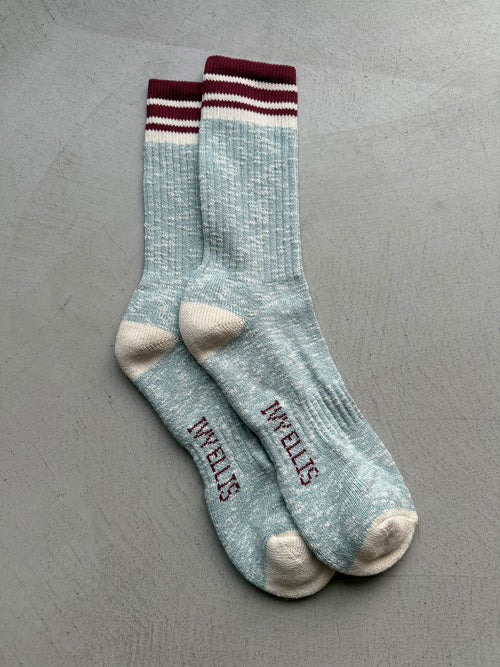 The Sanna | Men's Slub Crew Length Socks