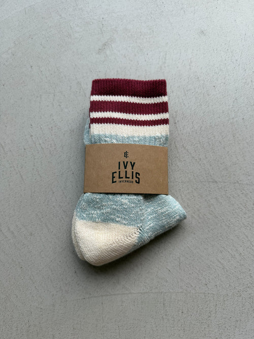 The Sanna | Women's Slub Quarter Length Socks