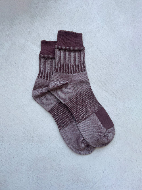 The Boro Brown | Men's Crew Length Socks by Ivy Ellis Socks 