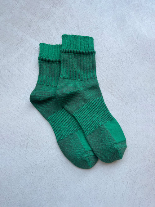 The Boro Green | Men's Crew Length Socks by Ivy Ellis Socks 