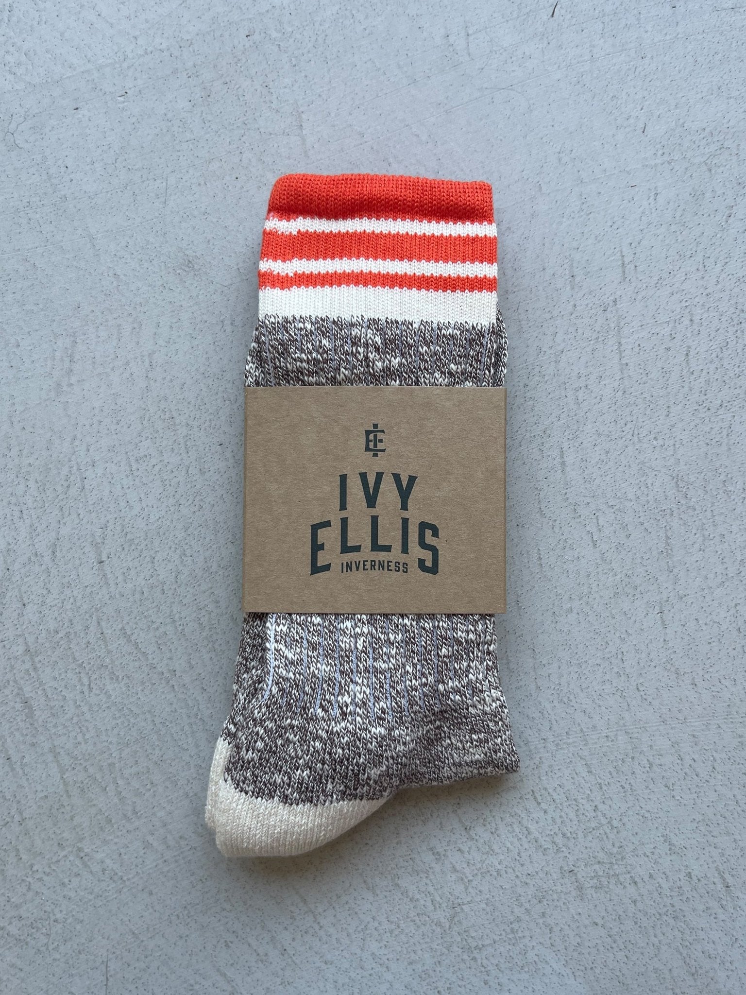 The Brora | Men's Slub Crew Length Socks by Ivy Ellis Socks