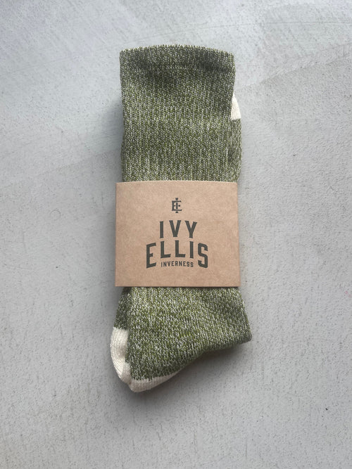 The Captain | Men's Crew Length Socks in sock wrap