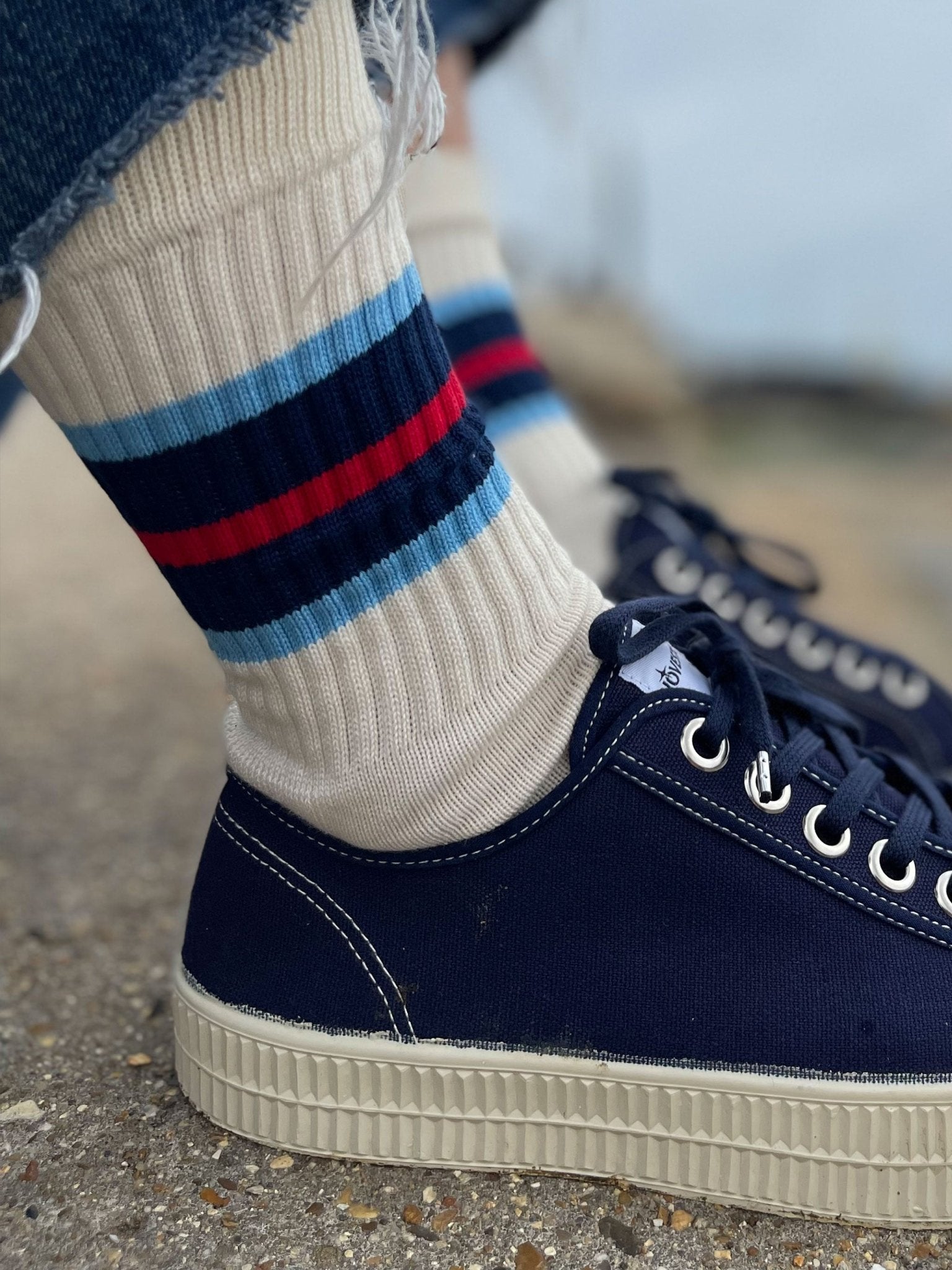 The Carlos | Men&#39;s Crew Length Socks by Ivy Ellis Socks