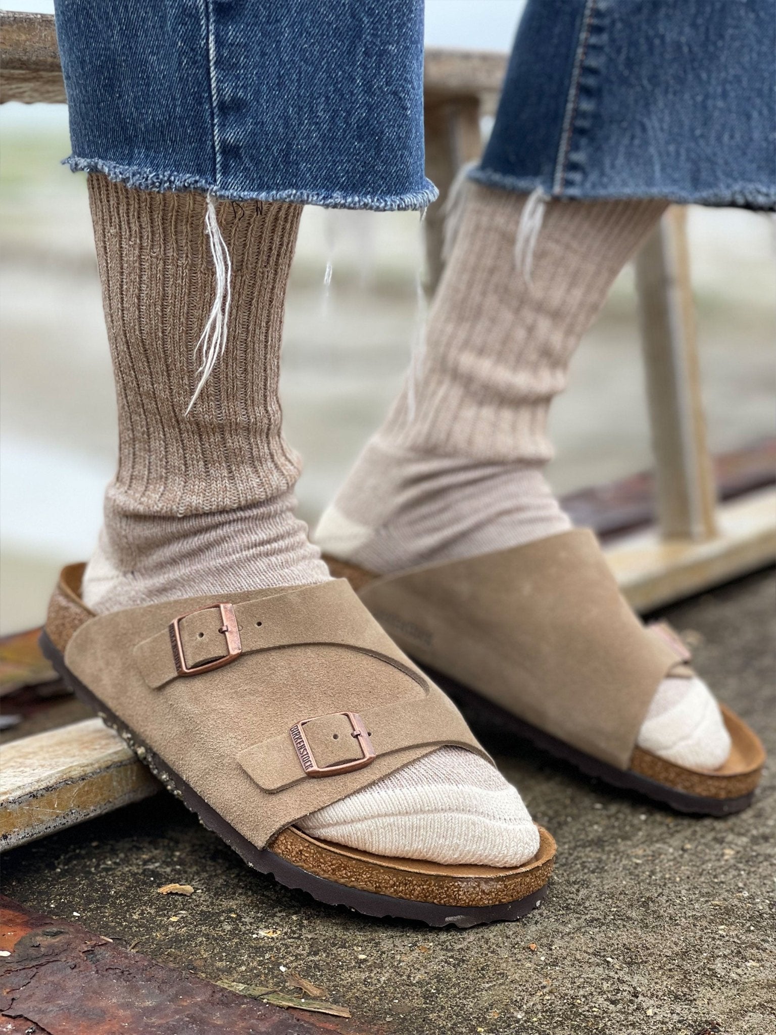 The Dawnwall | Men's Crew Length Socks by Ivy Ellis Socks