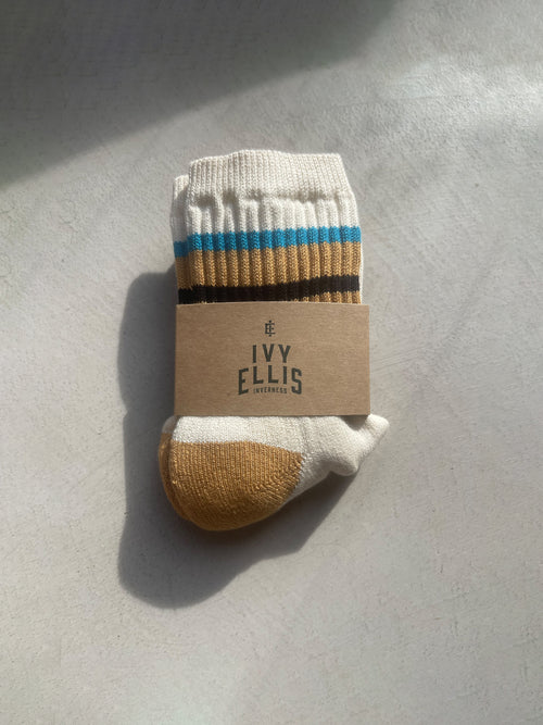 The Dellucci | Women's Quarter Length Socks in sock wrap