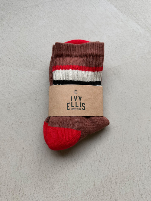 The Deossie | Women's Quarter Length Socks in sock wrap
