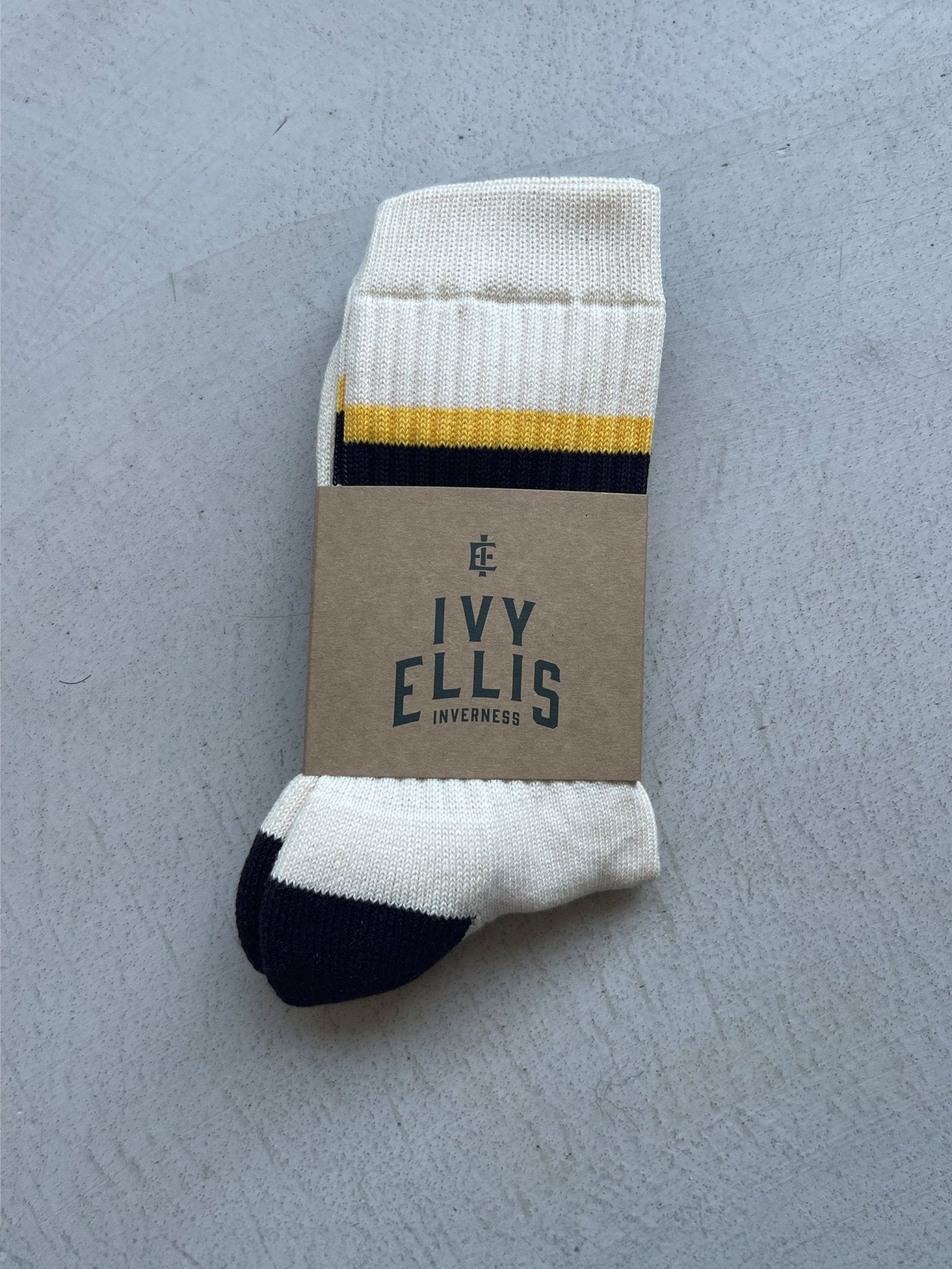 The Gwynn | Men&#39;s Crew Length Socks by Ivy Ellis Socks