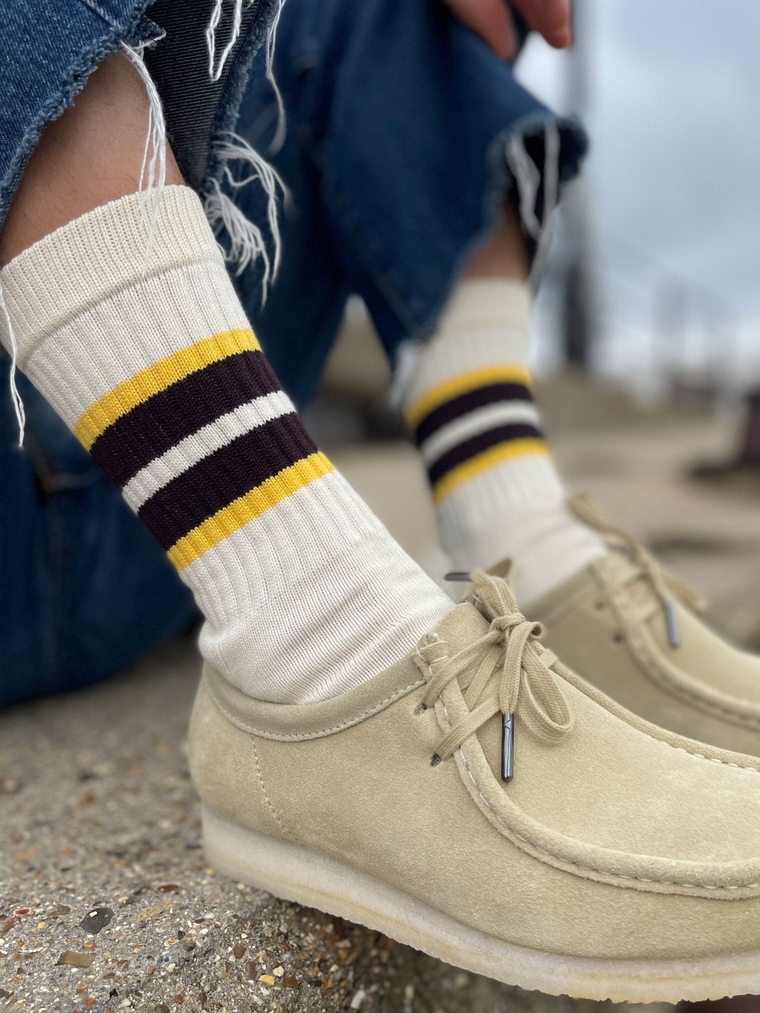 The Gwynn | Men&#39;s Crew Length Socks by Ivy Ellis Socks