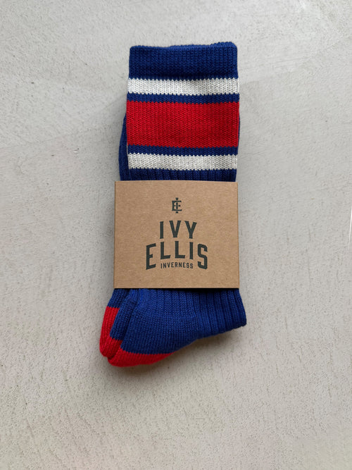 The Kelly | Men's Crew Length Socks in sock wrap