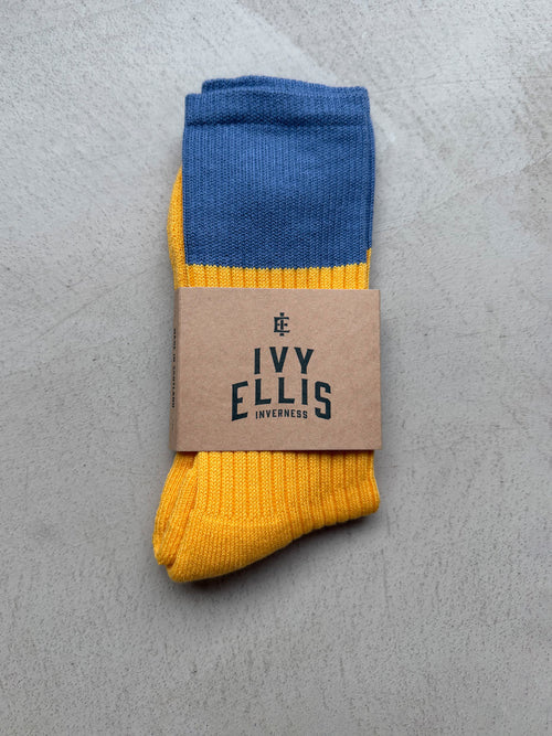 The Lada | Men's Crew Length Socks in sock wrap