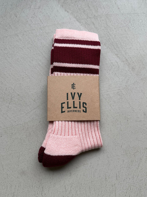 The Macarella | Men's Crew Length Socks in sock wrap