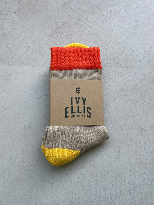 The Macdonald | Women's Quarter Length Socks in sock wrap