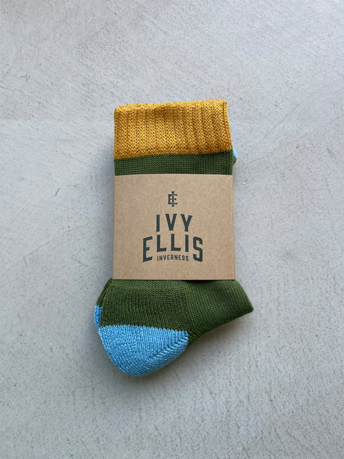 The Macnab | Women's Quarter Length Socks in sock wrap