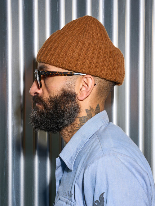 The Cousteau | Caramel Unisex Beanie / Watch Cap
