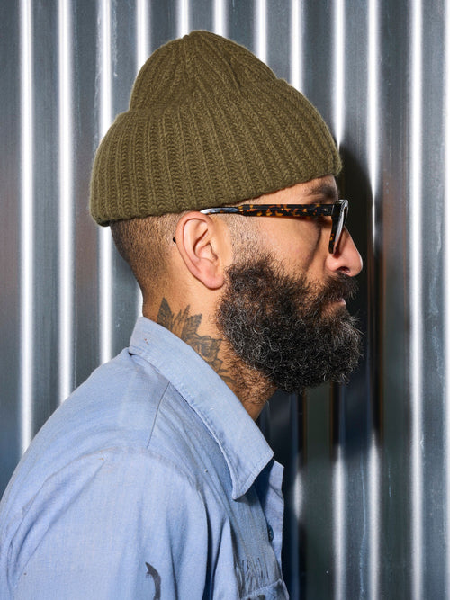 The Cousteau | Olive Unisex Beanie / Watch Cap