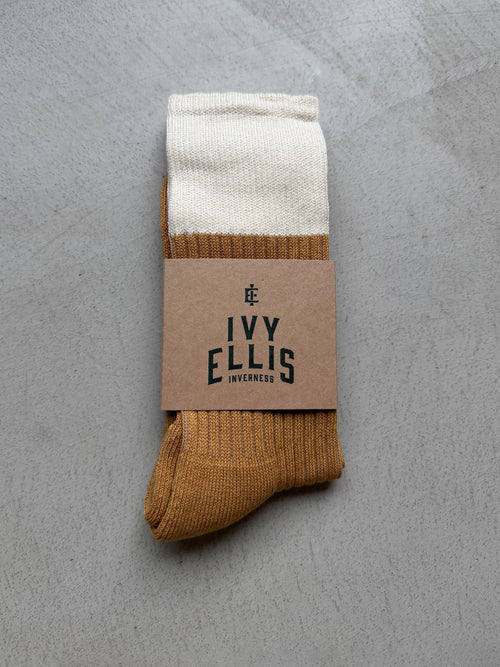 The Mokosh | Men's Crew Length Socks in sock wrap