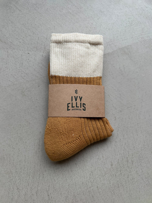 The Mokosh | Women's Quarter Length Socks in sock wrap
