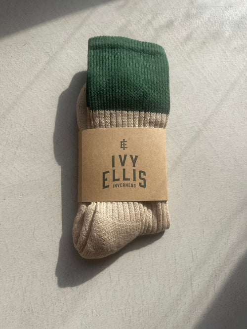 The Nikanor | Men's Crew Length Socks in sock wrap