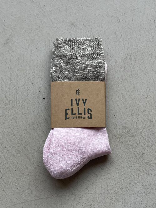 The Olympia | Men's Crew Length Socks in sock wrap