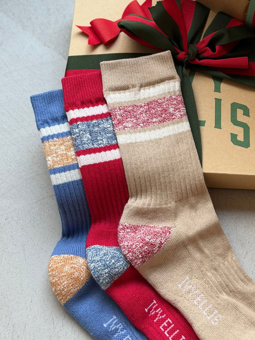 The Pantheon Gift Set | Men&#39;s Crew Sock 3 Pack + Gift Box