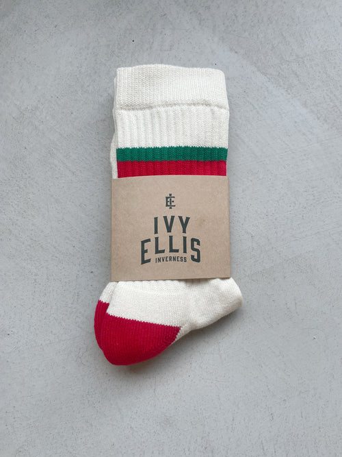 The Speed #2 | Men's Crew Length Socks in sock wrap