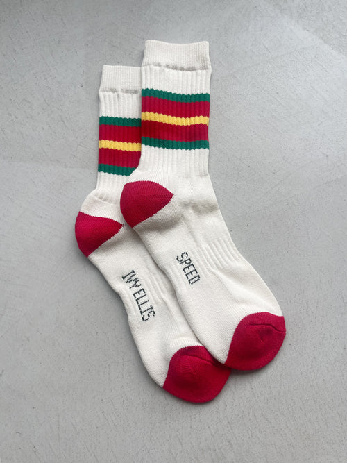 The Speed #2 | Men's Crew Length Socks by Ivy Ellis Socks 