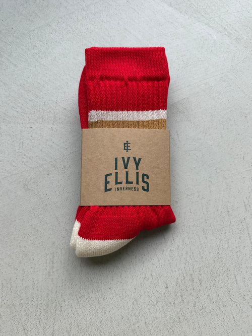 The St Clair | Men's Crew Length Socks in sock wrap