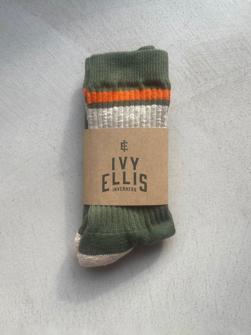 The Sven | Men's Crew Length Socks in sock wrap