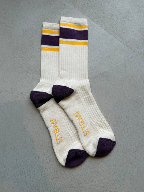 The Tarkenton | Men's Crew Length Socks by Ivy Ellis Socks 