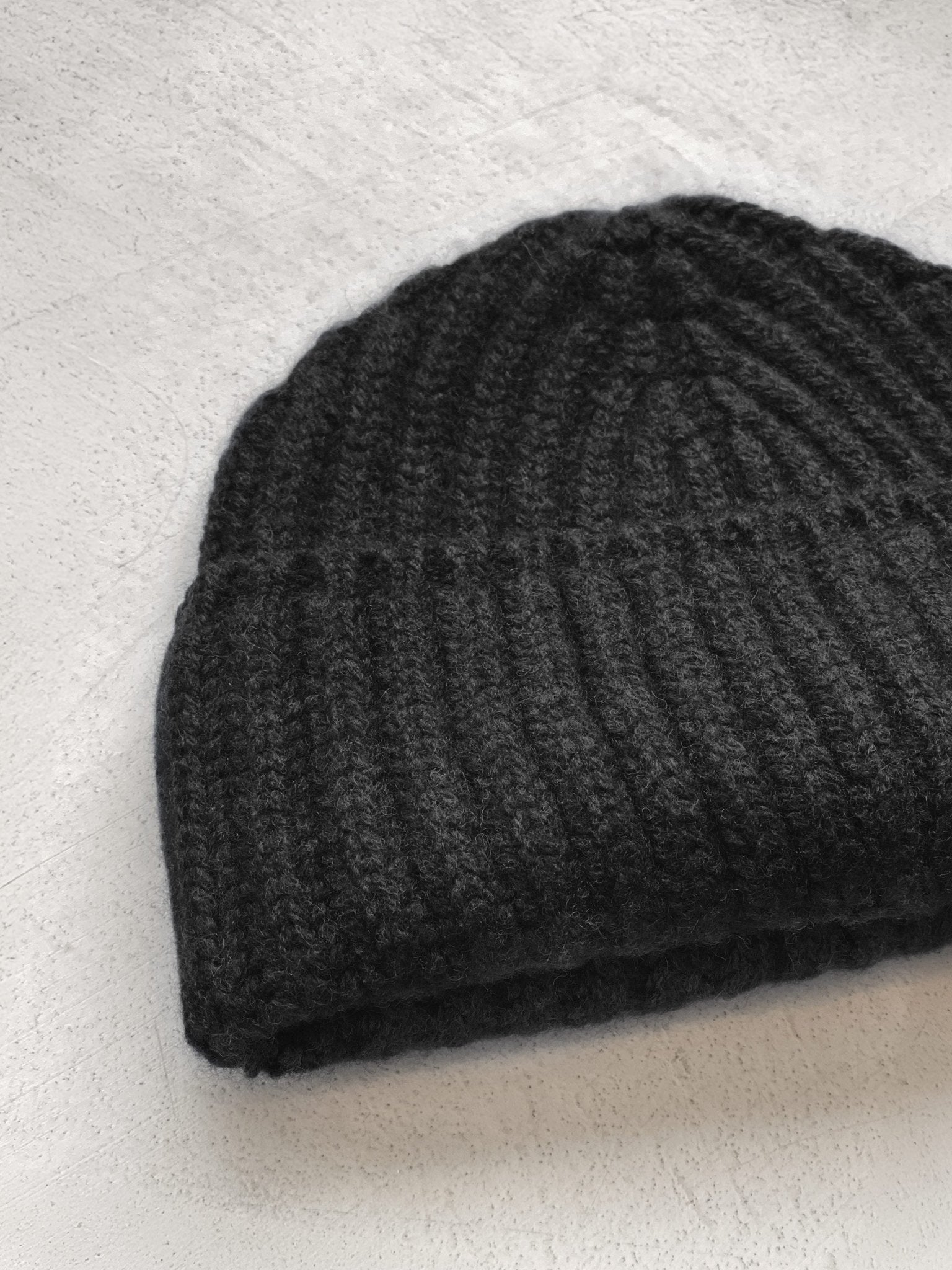 The Cousteau | Black Unisex Beanie / Watch Cap by Ivy Ellis Socks