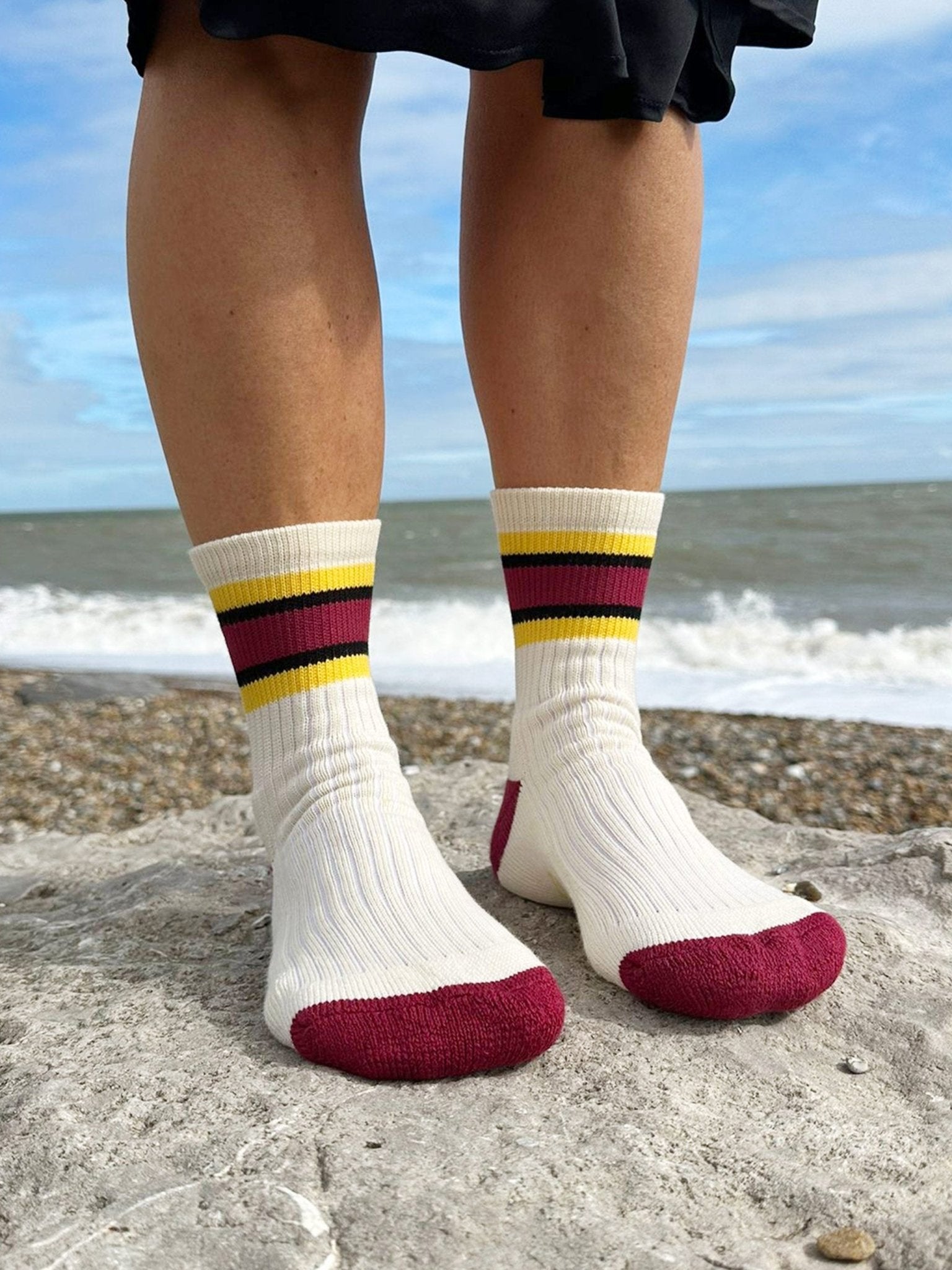 The Cardinal | Women's Quarter Length Socks by Ivy Ellis Socks