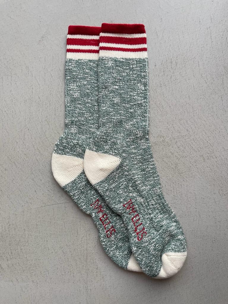 The Melvich Cotton Crew Slub Men&#39;s Socks